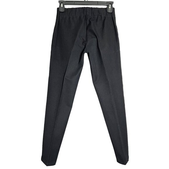 JOSEPH Gabardine Pull-On Slim Pant SIZE 36 US 4 Black Elastic Waist FRANCE - Picture 2 of 10